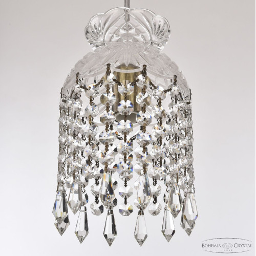 Подвесной светильник Bohemia Ivele Crystal 14781P/11 Pa Drops Подвесной светильник Bohemia Ivele Crystal 14781P/11 Pa Drops