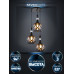 Подвесная люстра Seven Fires Levent SF4045/3P-BK-AM