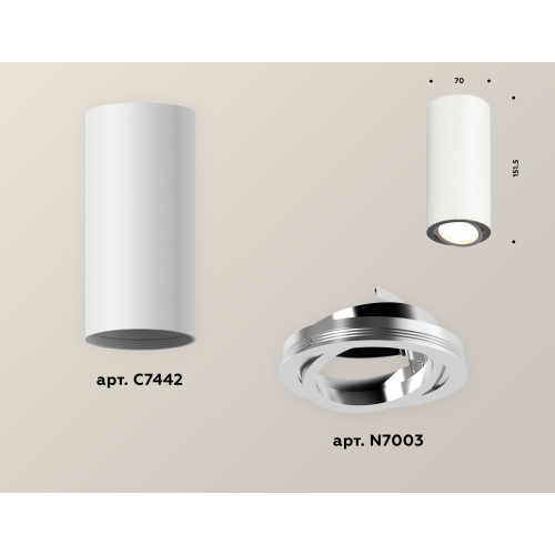 Накладной поворотный светильник Ambrella Light Techno XS7442003 (C7442, N7003)