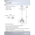 Подвесной светильник Seven Fires Biern SF4039/1P-BK