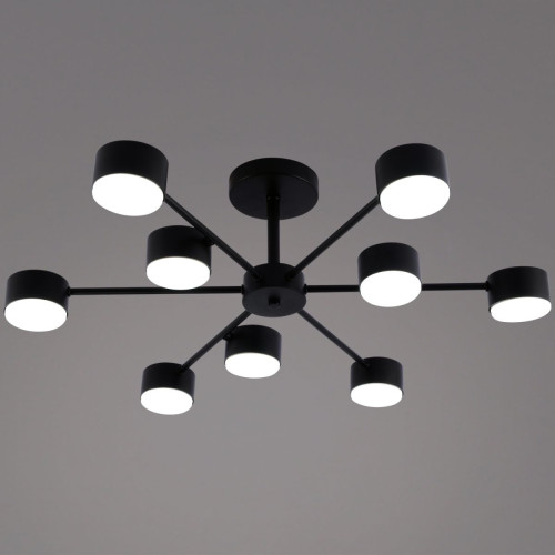 Люстра на штанге Reluce 03738-0.3-09 BK GX53