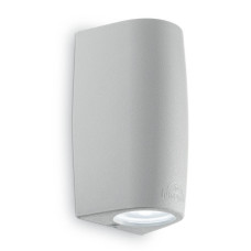 Уличный настенный светильник Ideal Lux Keope AP2 Small Grigio 147796