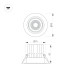 Встраиваемый светильник Arlight MS-VORTEX-BUILT-R90-12W Day4000 (BK-BK, 40 deg, 230V) 057951