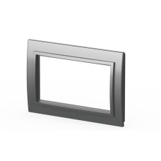 Рамка для двухместной розетки с заземлением ELBI Zena 608-011000-907