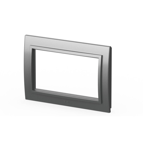 Рамка для двухместной розетки с заземлением ELBI Zena 608-011000-907