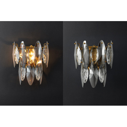 Настенный светильник Delight Collection MT8980-W brass