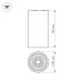 Накладной светильник Arlight SP-Polo-R85-1-15W Day White 40deg 022950