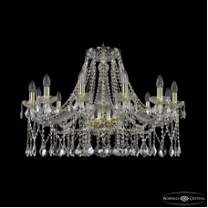 Подвесная люстра Bohemia Ivele Crystal 1413/12/300 G Leafs