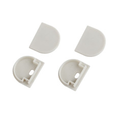 Набор заглушек Эра 2420-3 профиля Эра 2420 2шт глухие 2шт с отверстием