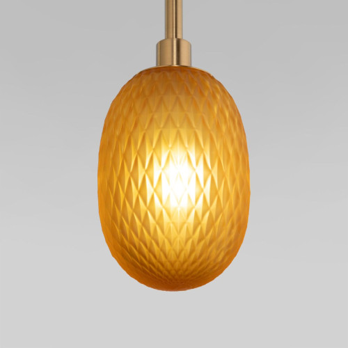 Каскадная люстра Eurosvet Pineapple 50266 дымчатый/прозрачный/янтарный a066528