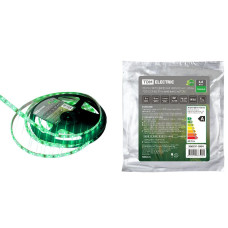 Светодиодная лента TDM Electric 12В 2835 4,8Вт/м зеленый 5м IP20 SQ0331-0304