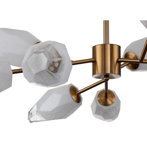 Люстра на штанге Indigo Boccio 13003/9C Brass V000004