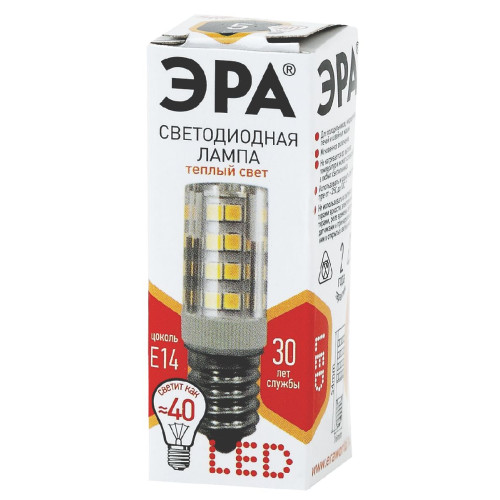 Лампа светодиодная Эра E14 5W 2700K LED T25-5W-CORN-827-E14 Б0033030