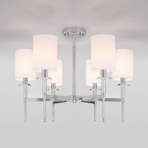 Люстра на штанге Eurosvet Brielle 60132/6 хром