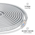 Комплект светодиодной ленты Apeyron 220В 12Вт/м, RGB, SMD5050, 60д/м, 5м, IP65 10-146 (контроллер - 1шт, заглушка - 1шт, крепеж - 5шт)