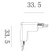 Коннектор SWG PRO CN-SLIM-WH-TL 022069