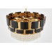 Подвесная люстра Lumina Deco LDP 7045-600 BK+GD