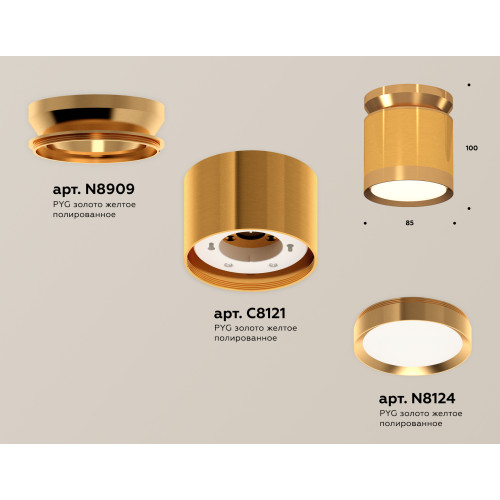 Потолочный светильник Ambrella Light Techno Spot XS8121035 (N8909, C8121, N8124)