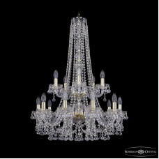 Подвесная люстра Bohemia Ivele Crystal 1409/10+5/240/h-91/2d G