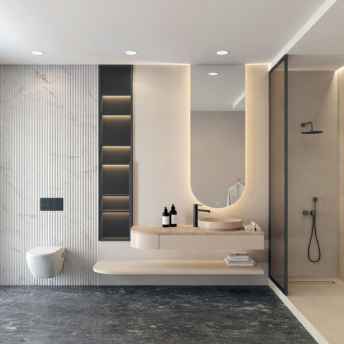 Точечный встраиваемый влагозащищенный светильник Denkirs Trim DK2451-WH Точечный встраиваемый влагозащищенный светильник Denkirs Trim DK2451-WH