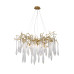 Подвесная люстра Crystal Lux Reina REINA SP8 D1000 GOLD PEARL