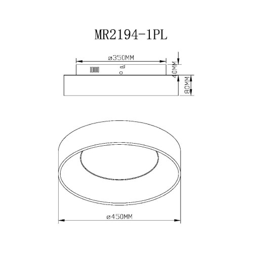 Потолочный светильник Myfar Shannon MR2194-1PL