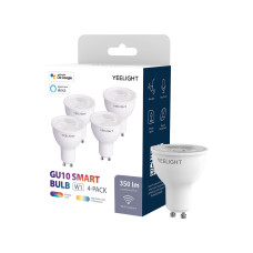 Умная лампочка Yeelight  GU10 Smart bulb(Multicolor)(4-pack), YLDP004-A