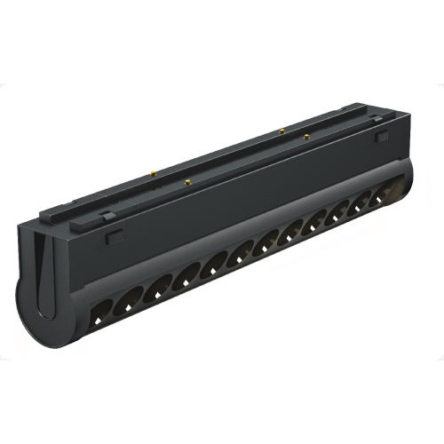 Трековый магнитный светильник iLedex Vision 4825-041-L209-12W-36DG-4000K-BK