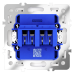 Розетка акустическая Voltum S70 VLS060303