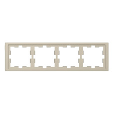 Рамка 4-постовая Schneider Electric Merten D-Life MTN4040-6533