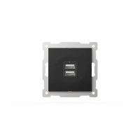 Розетка USB 5V 2,1A 2-я ELBI Zena Vega 609-014800-143
