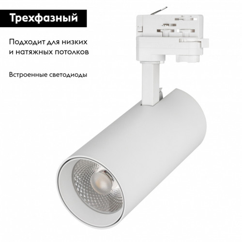 Трековый светильник Arlight LGD-Gera-4TR-R90-30W Cool SP7500-Fish 032472