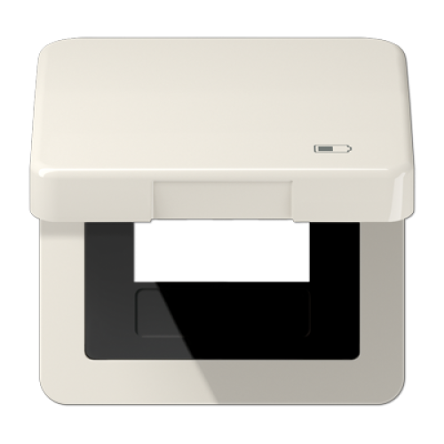 Рамка с подпружиненной крышкой для USB-механизмов Jung CD590KLUSB