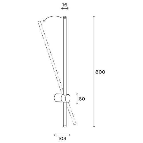 Настенный светильник Hesby Lighting Edge HSBL_0225