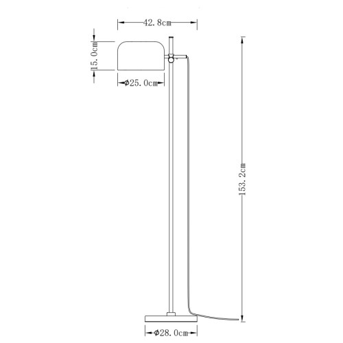 Торшер Milosh Tendence Kizzi 0911FL-1BKN