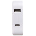 Разветвитель электрический Эра SPF-2-FL-USBC поворотный на 2 розетки + 2USB A+C 10А белый Б0069090