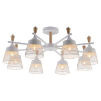 Люстра на штанге Seven Fires Olban SF3389/8C-WT-WD