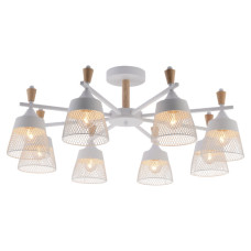Люстра на штанге Seven Fires Olban SF3389/8C-WT-WD