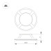 Накладка Arlight ART-DECK-CAP-LID4-R65 (SL, STEEL) 045353
