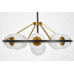 Подвесная люстра Lumina Deco Donzano LDP 8034-9 BK+WT