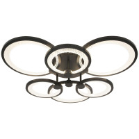 Потолочный светильник Эра Модерн Odry CLL-1-117W 3K-6,5K RC BK