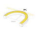 Светодиодная лента герметичная Arlight WAVE-SIDE-DOUBLE-A120-16x15mm 24V Day4000 (15 W/m, IP67, 5m, wire x1) (Вывод боковой) 056383
