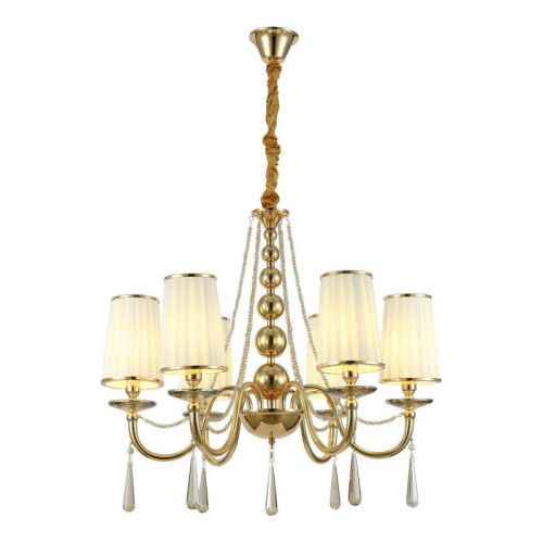 Подвесная люстра Lumina Deco Fabione LDP 1200-6 F.GD