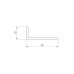 Уголок Arlight ARH-W25х10х1,5-2000 ANOD 053357