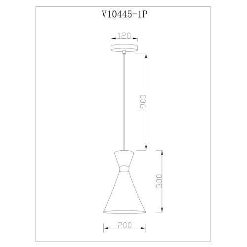 Подвесной светильник Moderli Pesaro V11557-1P