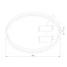 Потолочная люстра Eurosvet Luminari 90247/3 белый/хром Smart
