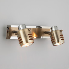 Спот Eurosvet 23463/2 хром/античная бронза Спот Eurosvet 23463/2 хром/античная бронза