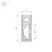 Силиконовый профиль Arlight WPH-FLEX-0616-SIDE-S9-5m BLACK 045788