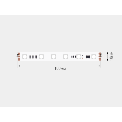 Светодиодная лента SWG PRO 5050 5м IP20 SWG5PT60-24-12-WS2811RGB 00-00032521