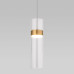 Подвесной светильник Eurosvet Lumen 50244/1 LED латунь/прозрачный a061286